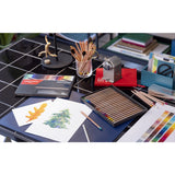 Caran d'Ache LUMINANCE spalvotų pieštukų rinkinys, 100 vnt. + 2 pieštukai maišymui