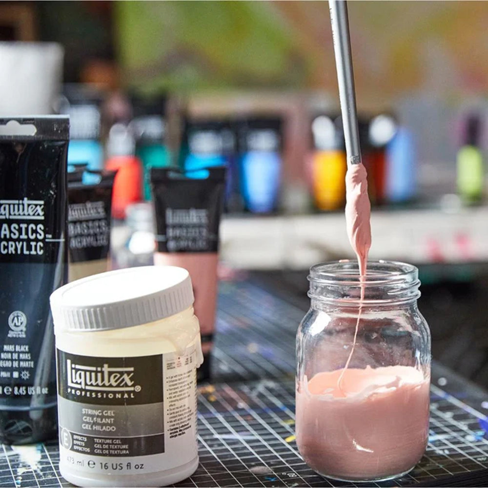 Liquitex Basics apvalus sintetinis teptukas