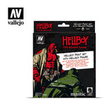 Vallejo Hellboy akrilinių dažų rinkinys su figūrėle, 8x17 ml