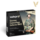 Vallejo Model Color German Camouflage Uniforms WWII akrilinių dažų rinkinys, 16x18 ml