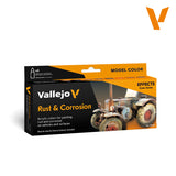 Vallejo Rust &Corrosion Acrylic Paint Set, 8x18 ml