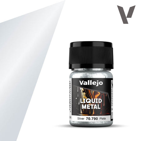 Vallejo Liquid Metal metalo dažai, 35 ml