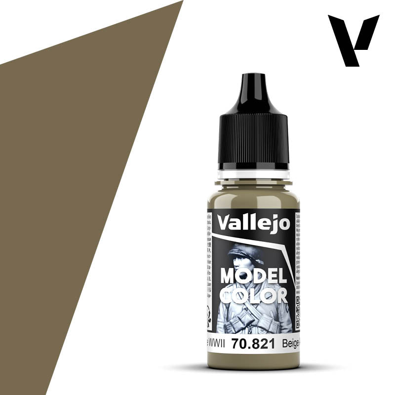 Vallejo Model Color dažai, 18 ml, spalvos 101-165 (2/3 dalis)