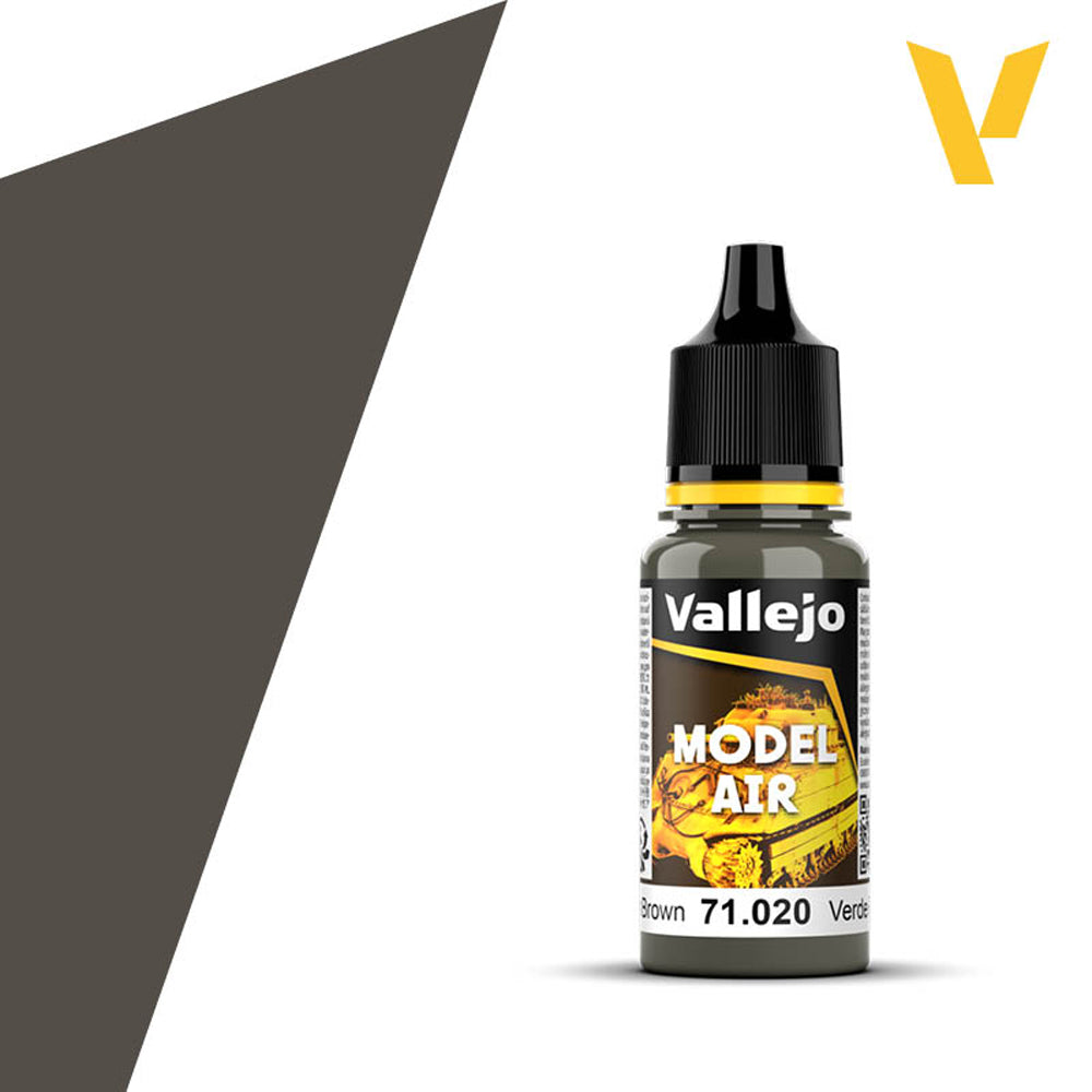 Vallejo Model Air dažai, spalvos 1-100 (1/3 dalis)