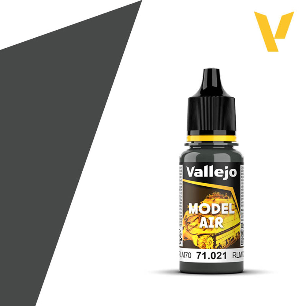 Vallejo Model Air dažai, spalvos 1-100 (1/3 dalis)