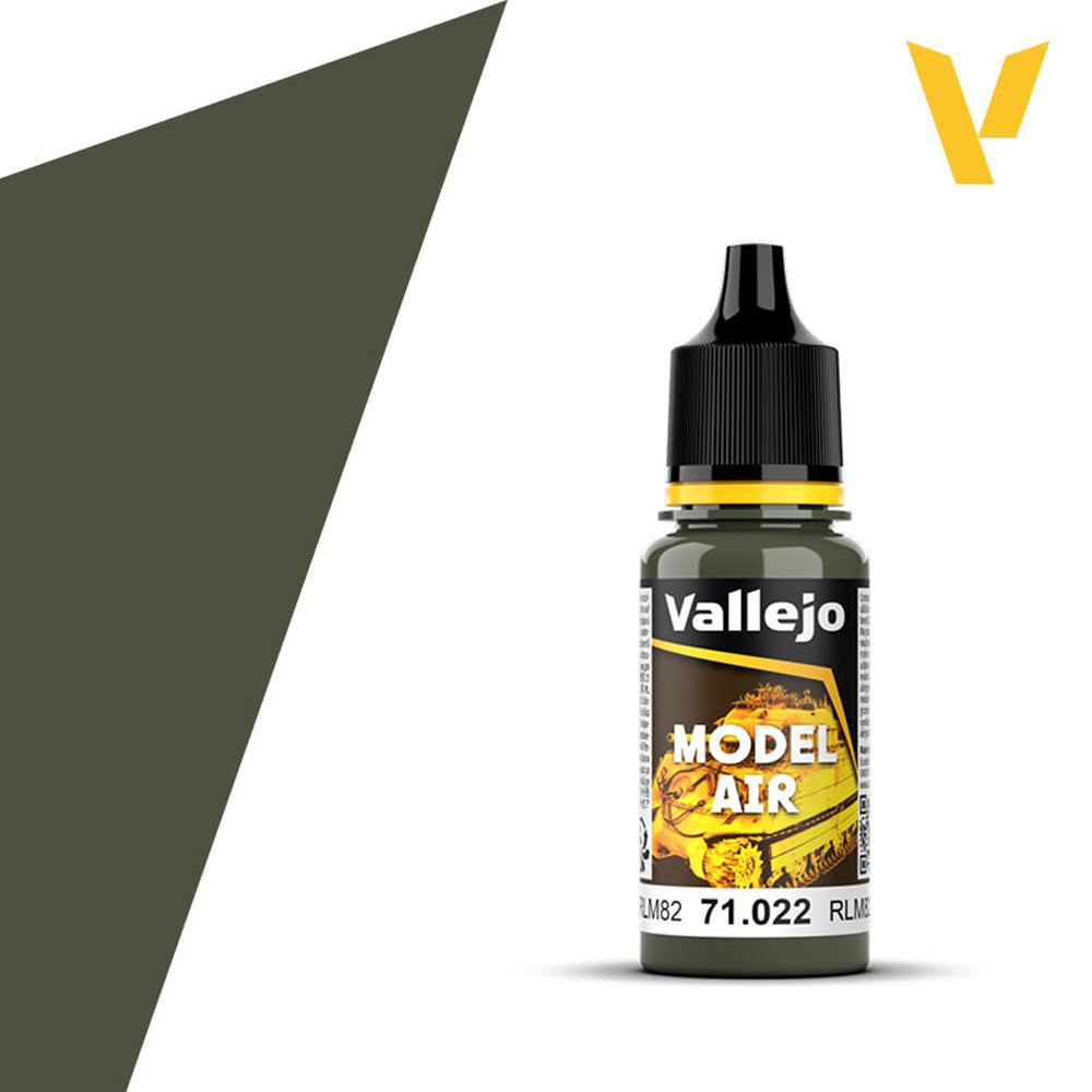 Vallejo Model Air dažai, spalvos 1-100 (1/3 dalis)