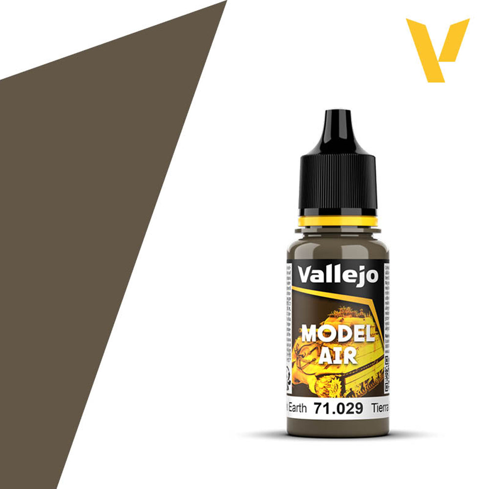 Vallejo Model Air dažai, spalvos 1-100 (1/3 dalis)