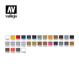 Vallejo Basic Colors Model Air dažų rinkinys plastikiniame dėkle, 29x17 ml + Harder & Steenbeck Ultra aerografas