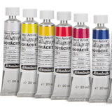 Schmincke Calligraphy Gouache in Tubes, in a Wooden Box, 12x20 ml