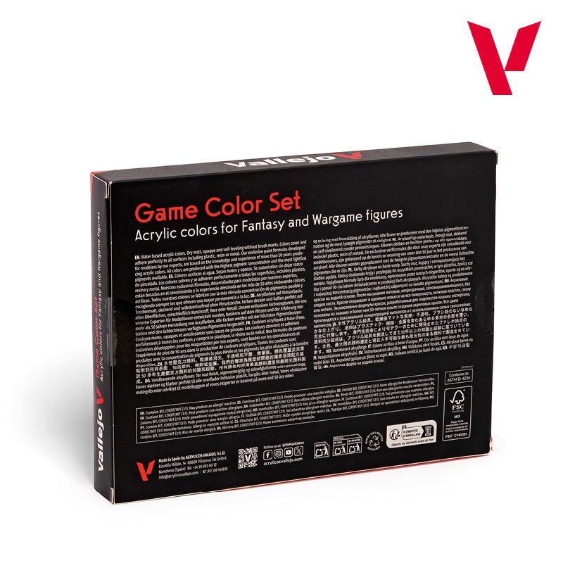 Vallejo Game Color Specialist Paint Set, 16x18 ml