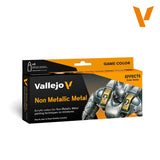 Vallejo Game Color Non Metallic Metal dažų rinkinys, 8x18 ml