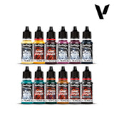 Vallejo Color Dark Future dažų rinkinys, 12x18 ml + 1x miniatiūra