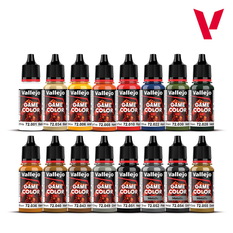 Vallejo Game Color Introduction dažų rinkinys, 16x18 ml