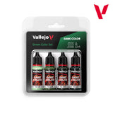 Vallejo Game Color Green Color akrilinių dažų rinkinys, 4x18 ml