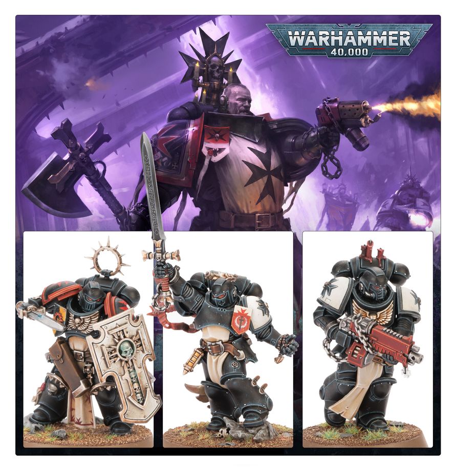 Warhammer 40,000 Combat Patrol: Black Templars miniatiūrų rinkinys