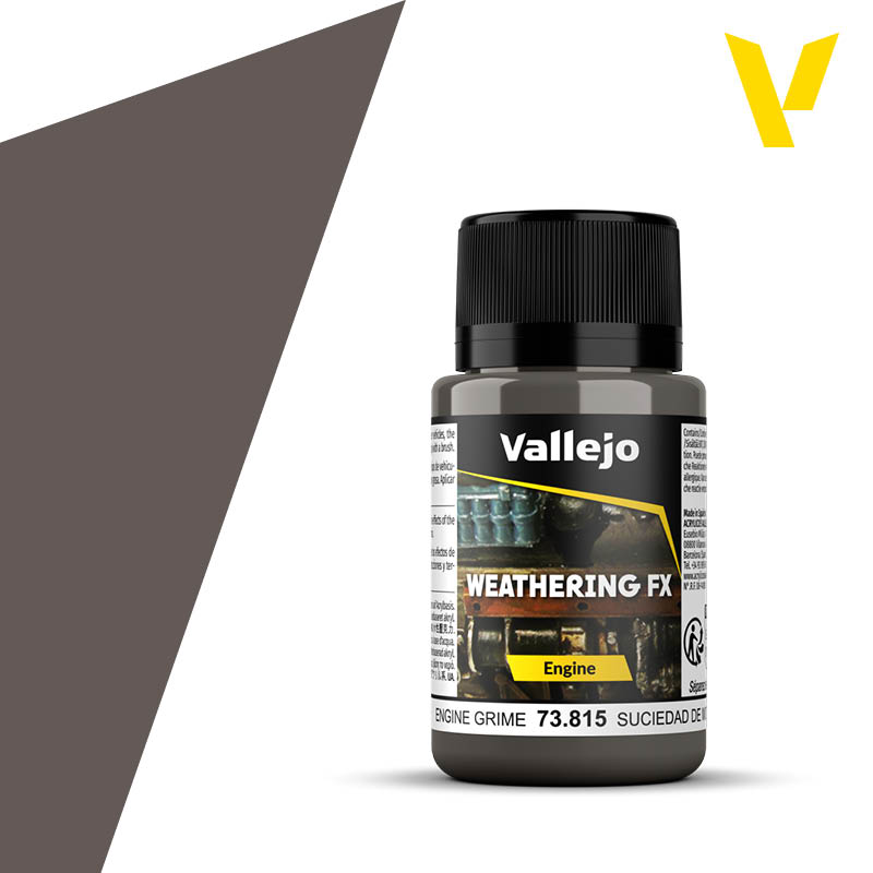 Vallejo Weathering FX Engine Grime efekto dažai, 40 ml