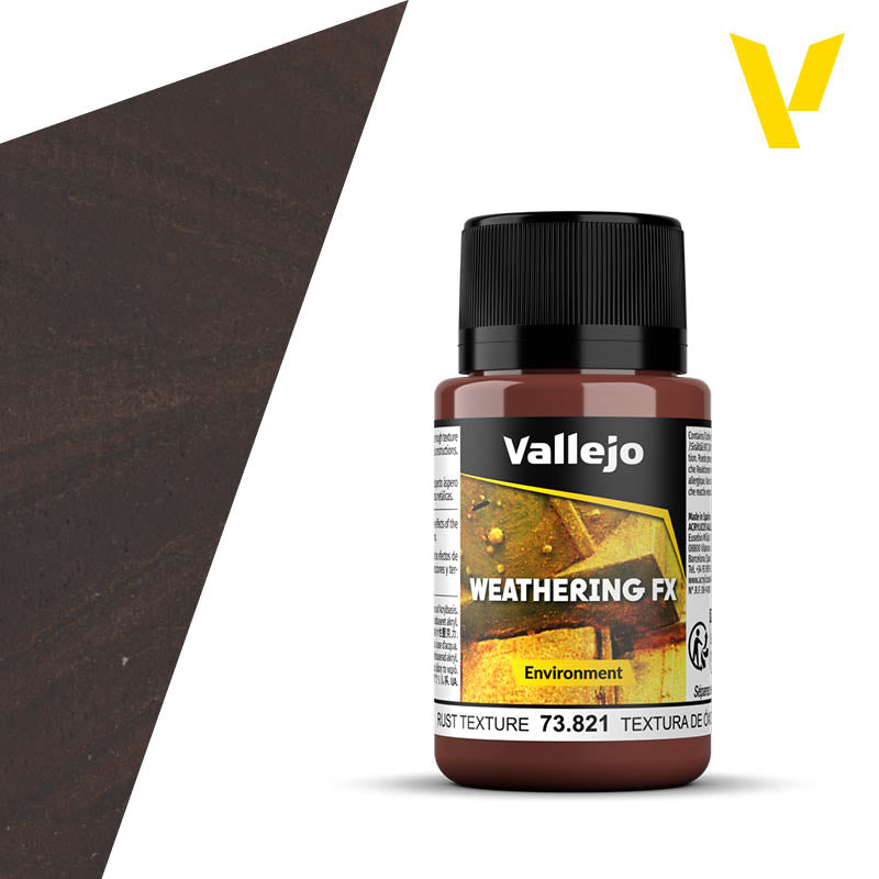 Vallejo Weathering FX Rust Texture efekto dažai, 40 ml