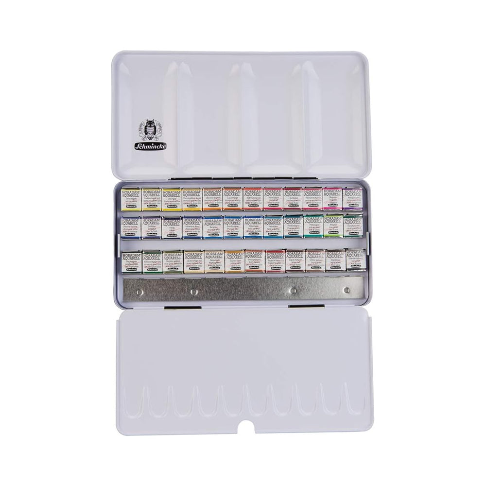 Schmincke Horadam Half-Pan Aquarell Set, 36 colours, Half-Pan