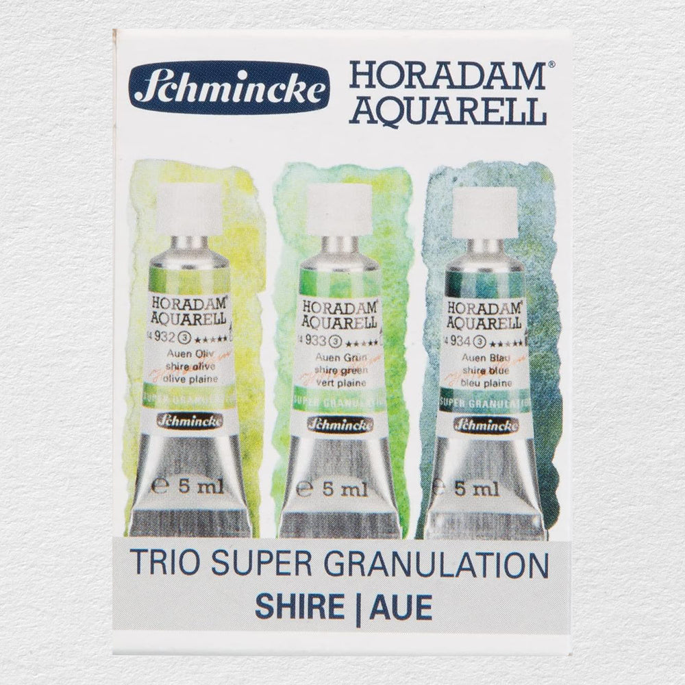 Schmincke Horadam Trio Super Granulation akvarelinių dažų rinkinys, 3x5 ml