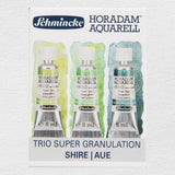 Schmincke Horadam Trio Super Granulation akvarelinių dažų rinkinys, 3x5 ml