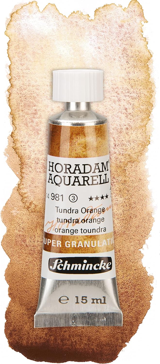 Schmincke Horadam Super Granulation Tundra akvarelės tūbelių rinkinys medinėje dėžutėje, 5x15 ml