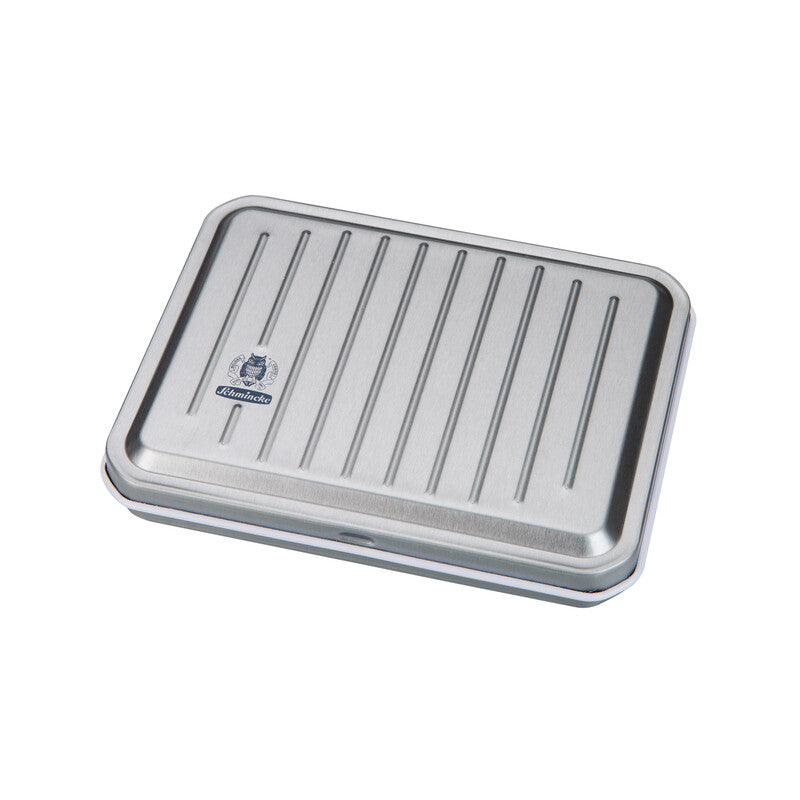 Schmincke Horadam Aquarell Floral Set in a Metal Box, 12 colours + 6 empty spaces, Half-Pan
