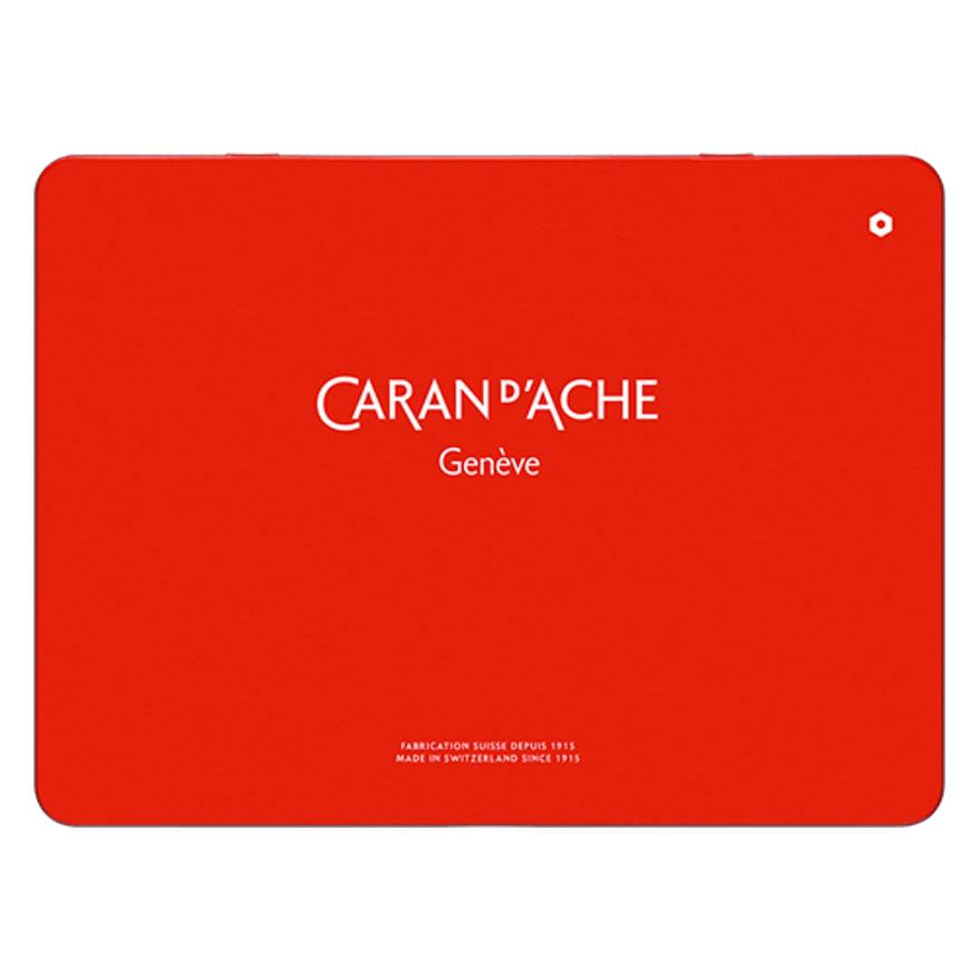 Caran d'Ache NEOCOLOR vandenyje tirpių vaško pastelių rinkinys, 40 vnt.