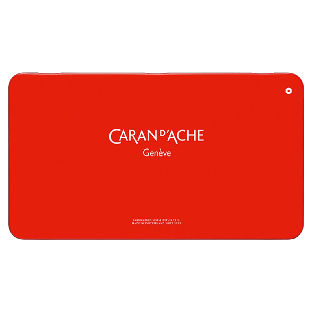 Caran d'Ache NEOCOLOR vandenyje tirpių vaško pastelių rinkinys, 84 vnt.