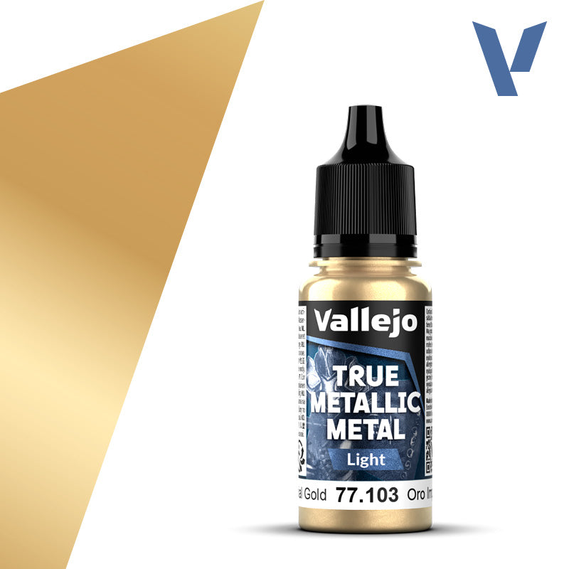 Vallejo True Metallic Metal Acrylic Paint - Light