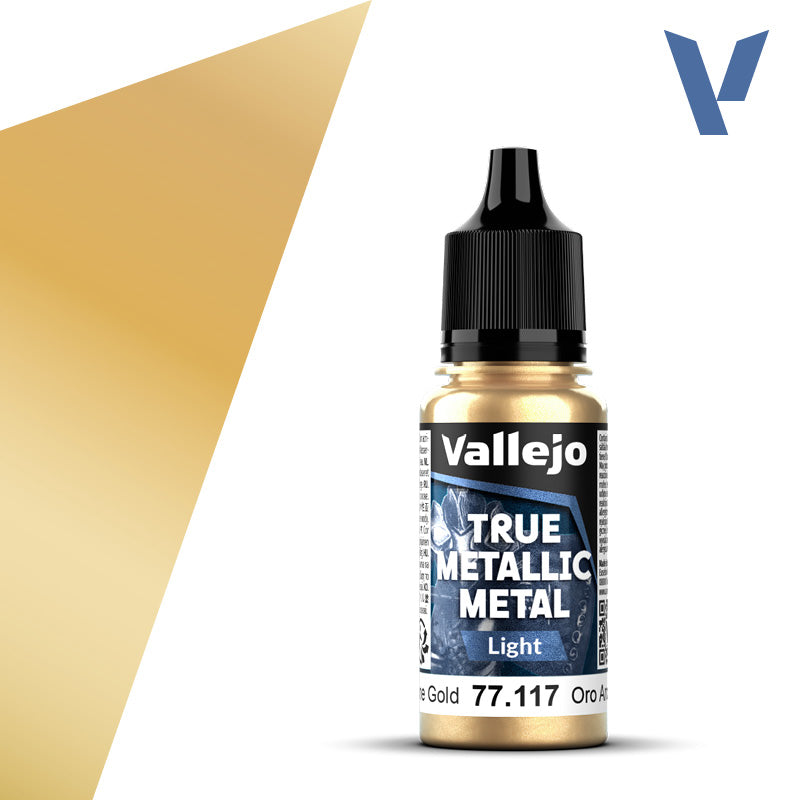 Vallejo True Metallic Metal Acrylic Paint - Light
