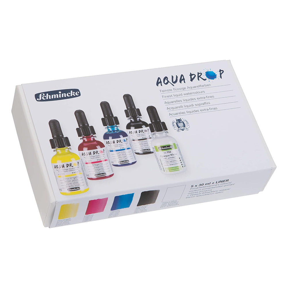 Schmincke Aqua Drop Liquid Watercolours, 5x30 ml