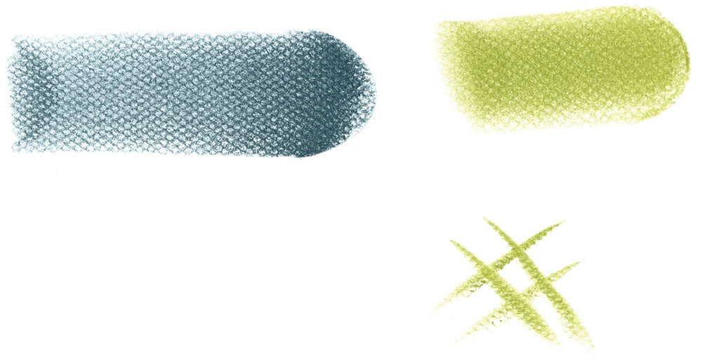 PanPastel Sofft kampinių apvalių kempinių rinkinys, 2 vnt.