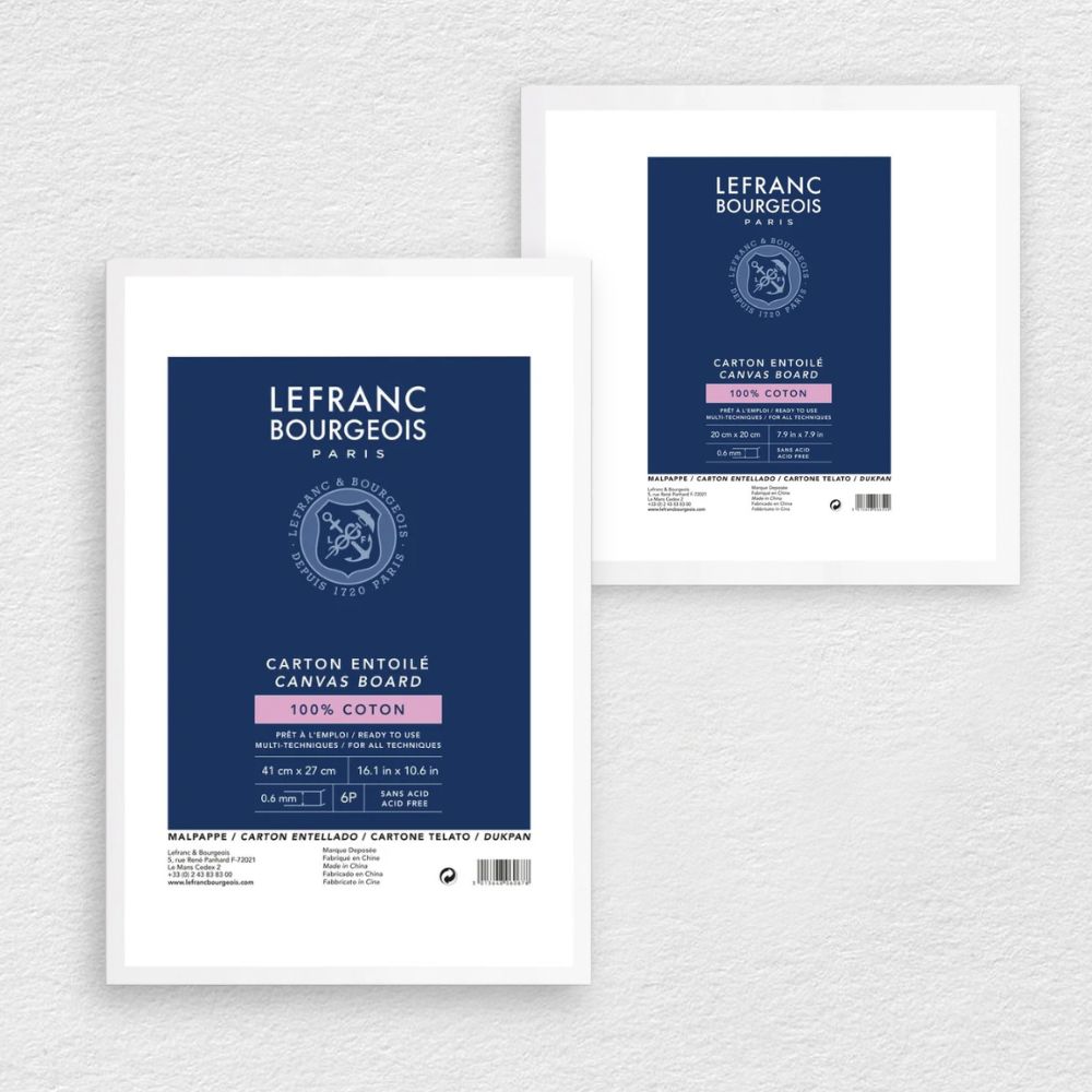 Lefranc Bourgeois Canvas Boards