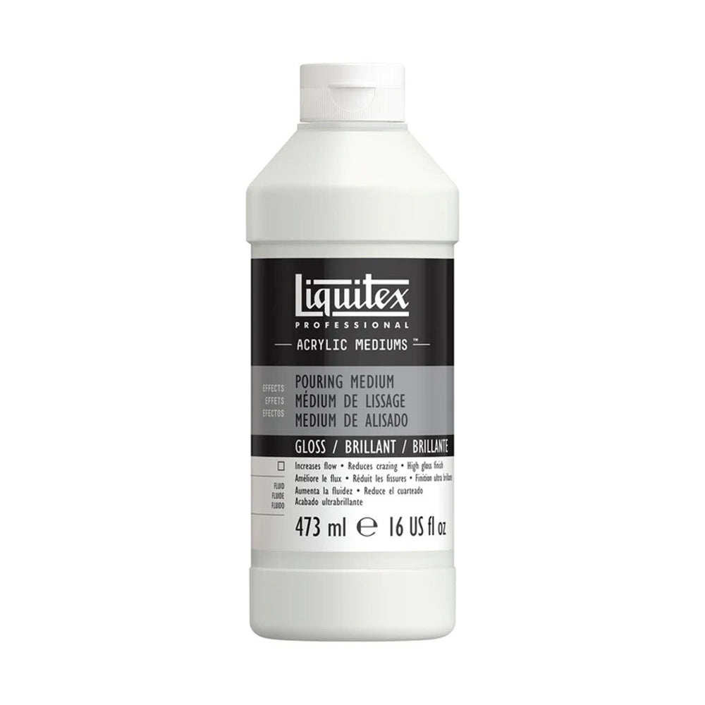 Liquitex Professional blizgus mediumas liejimo (Pouring) technikai