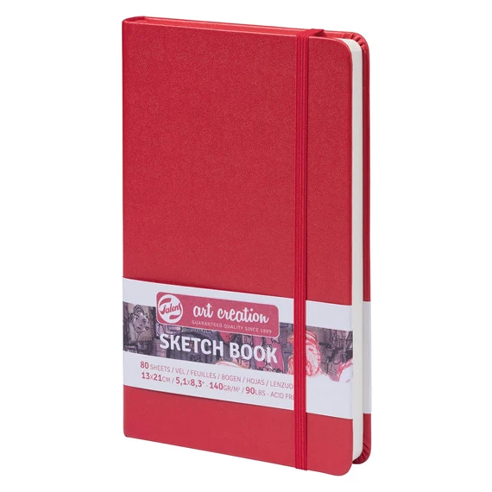 Talens Art Creation Red Sketchbook, 80 Sheets, 140 gsm