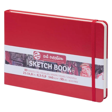 Talens Art Creation Red Sketchbook, 80 Sheets, 140 gsm