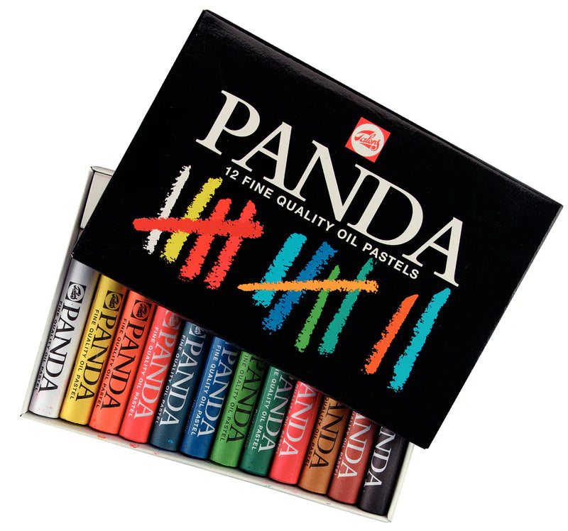 Talens Panda aliejinių pastelių rinkinys, 12 spalvų