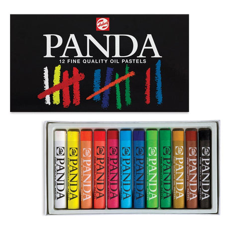 Talens Panda aliejinių pastelių rinkinys, 12 spalvų
