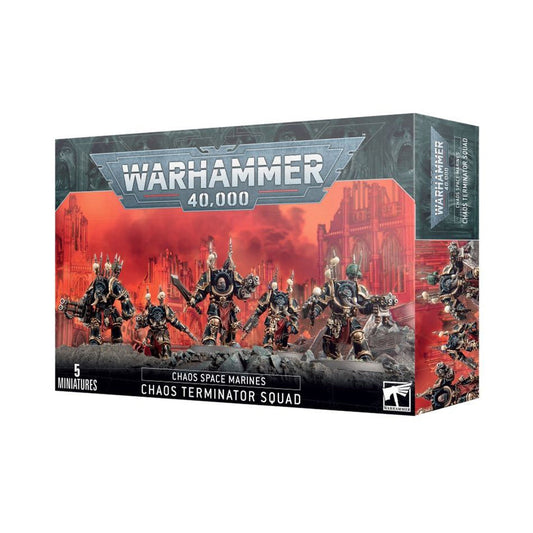 Warhammer 40,000 Chaos Space Marines: Chaos Terminator Squad miniatiūrų rinkinys