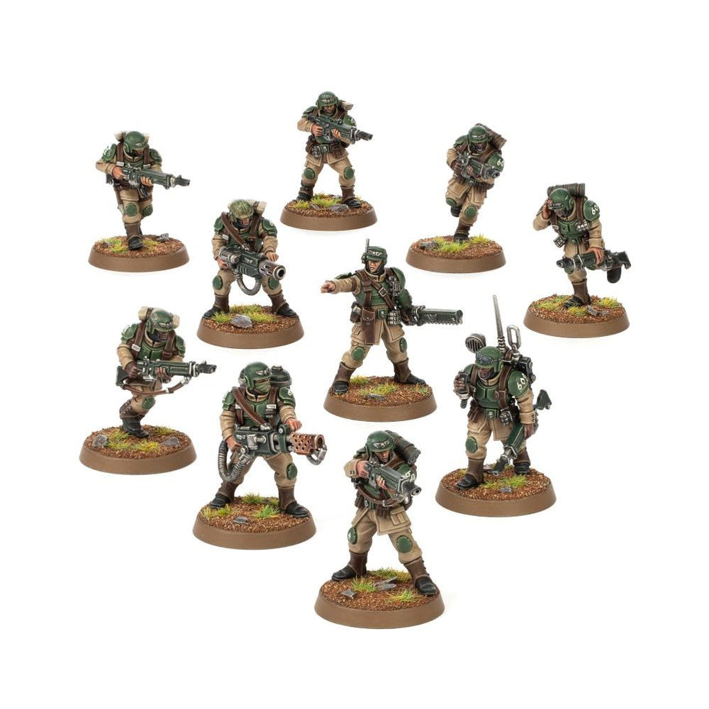 Warhammer 40,000 Astra Militarum: Cadian Shock Troops Miniature Set