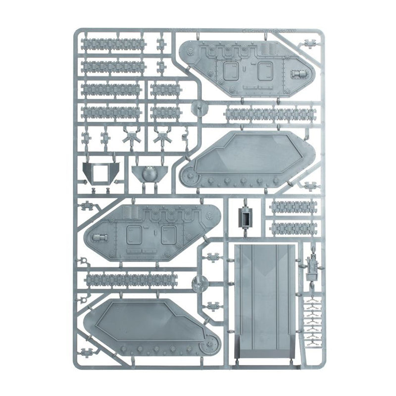 Warhammer Leman Russ Battle Tank miniatiūrų rinkinys