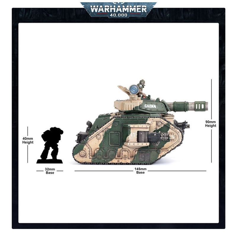 Warhammer Leman Russ Battle Tank miniatiūros surinkimo rinkinys