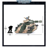 Warhammer Leman Russ Battle Tank miniatiūrų rinkinys