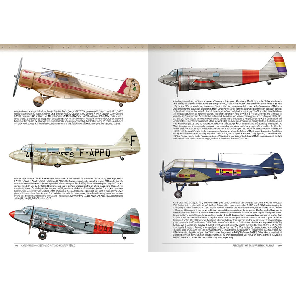 ABTEILUNG 502 Aircraft of the Spanish Civil War 1936-1939 mokomoji knyga