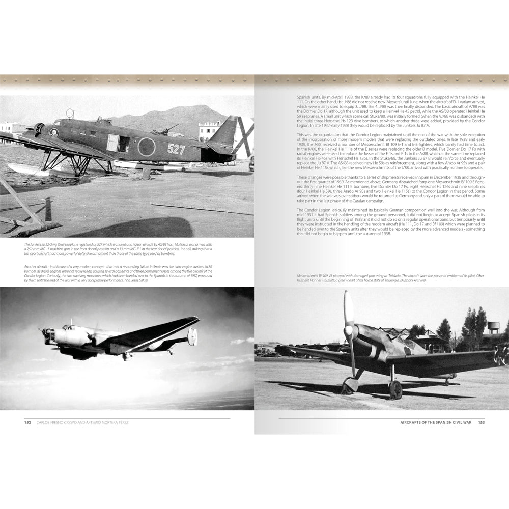 ABTEILUNG 502 Aircraft of the Spanish Civil War 1936-1939 mokomoji knyga