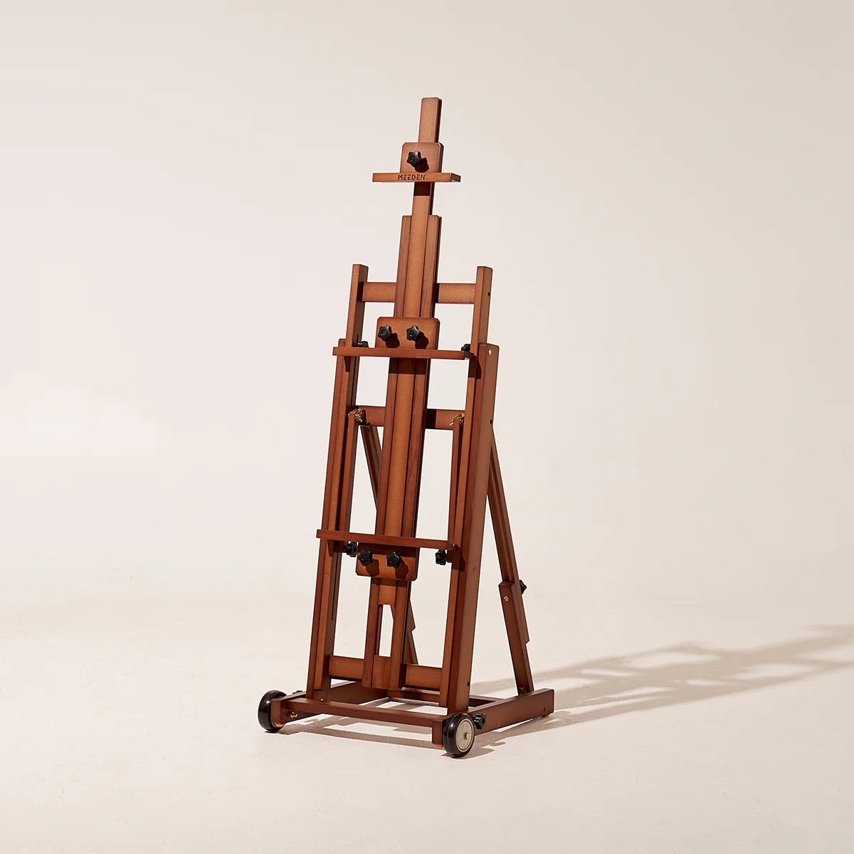 MEEDEN Versatile Studio H-Frame Artist Easel, Walnut