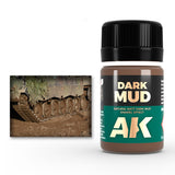 AK Interactive Dark Mud efekto dažai, 35 ml