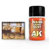 AK Interactive sendinimo priemonė Light Rust Wash, 35 ml