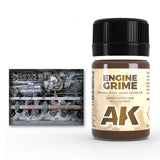 AK Interactive Engine Grime efekto dažai, 35 ml