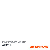 AK Interactive Fine Primer Spray, 400 ml